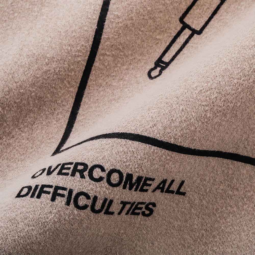 タトゥー スウェット Tシャツ - TATTOO SWEAT TEE / BEIGE