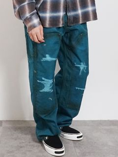 ボロペインターパンツ - BORO PAINTER PANTS - BLUE
