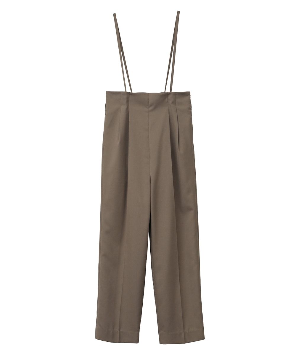 CLANE - 2WAY SUSPENDER PANTS - MOSS GREEN | ADDICT WEB SHOP