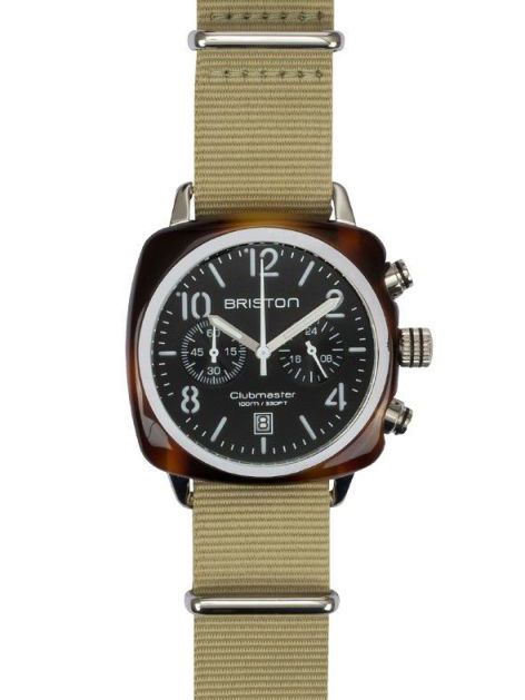 CLUBMASTER CLASSIC CHRONOGRAPH TORTOISE WATCH / クオーツ式 腕時計
