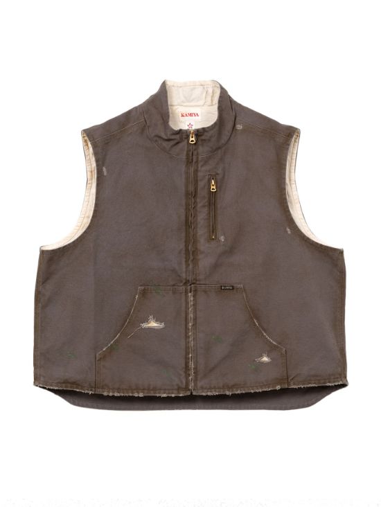 ボロダックベスト -  BORO Duck Vest GREY