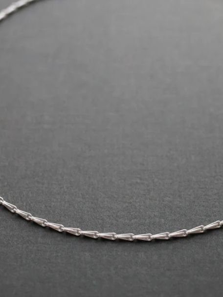 バリーコーンチェーンネックレス SV（38cm）