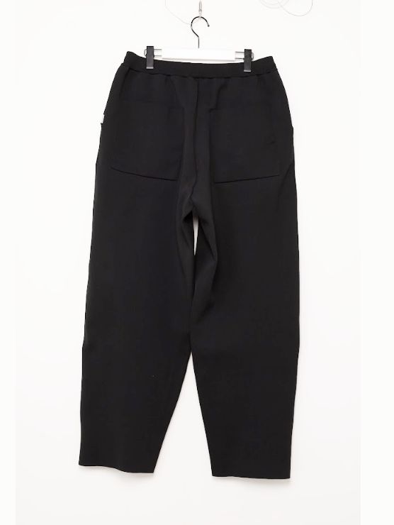 ミランリブイージーパンツ - MILAN RIB EASY PANTS (BLACK)