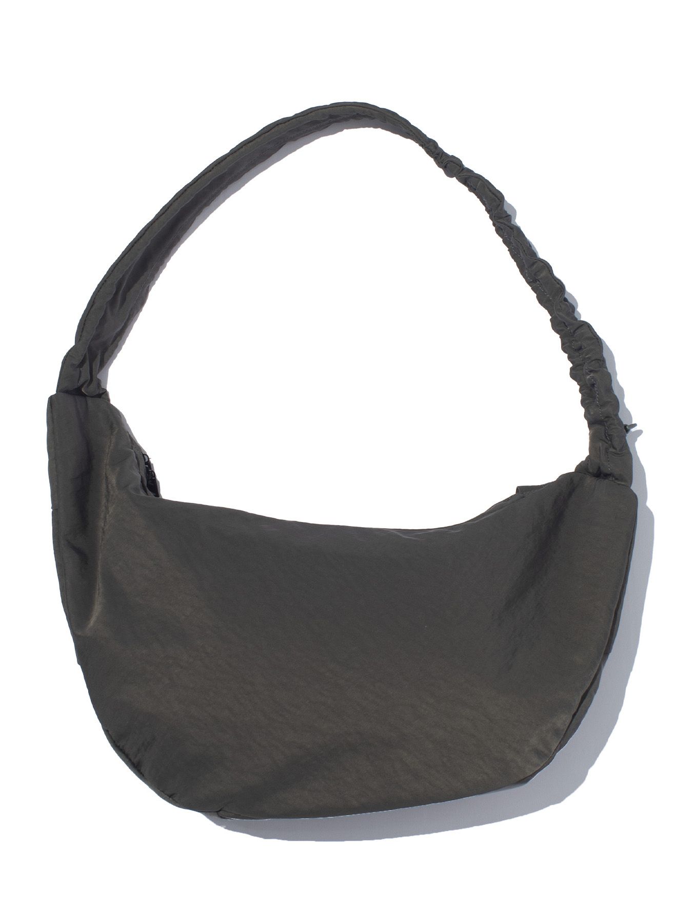テクスチャード ツイル ボディバッグ  / TEXTURED TWILL BODY BAG （Charcoal)