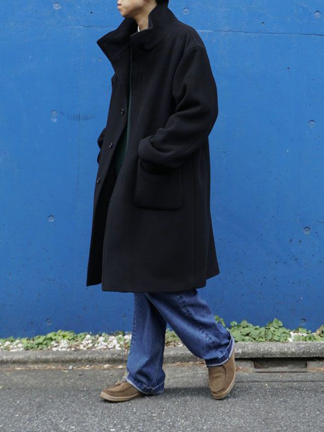 1LDK ユニバーサルプロダクツ WOOL STAND COLLAR COAT UNIVERSAL PRODUCTS - ウールスタンドカラーコート - WOOL STAND