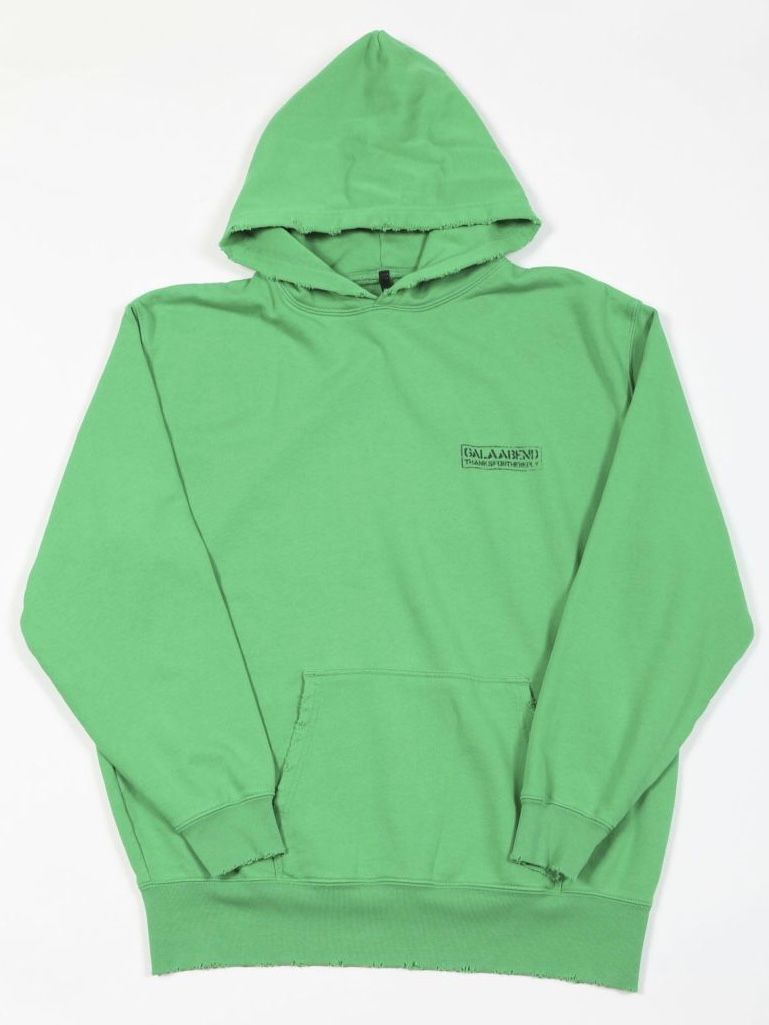 ダメージミドル裏毛パーカー - Damage Pullover hoddie