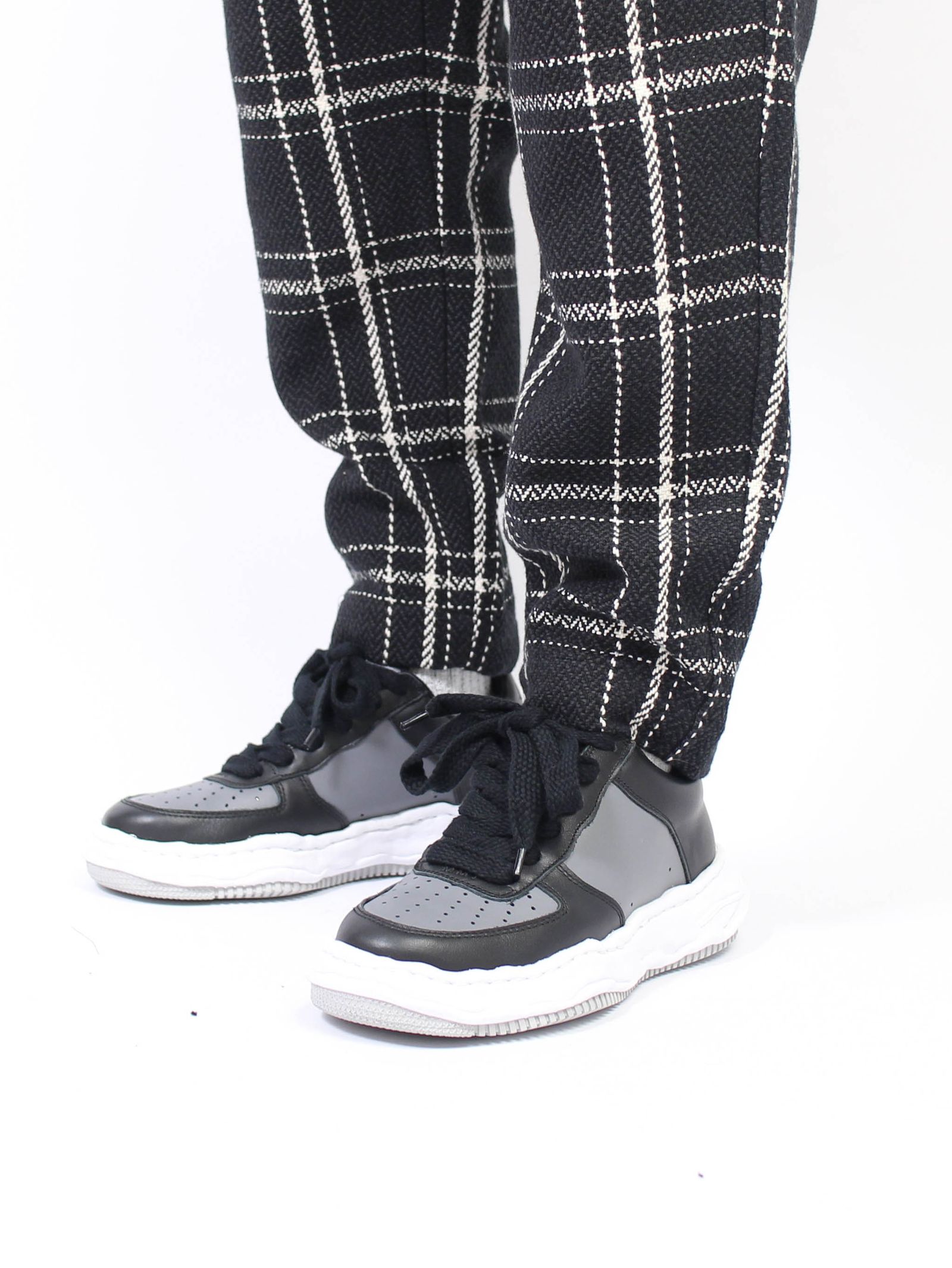 MEXCAN BLANKET POCKET PANTS - Ombre check - - ブランケットポケットパンツ