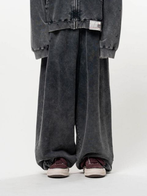 ブリーチド スウェット パンツ - Bleached Sweat Pants (BLACK)