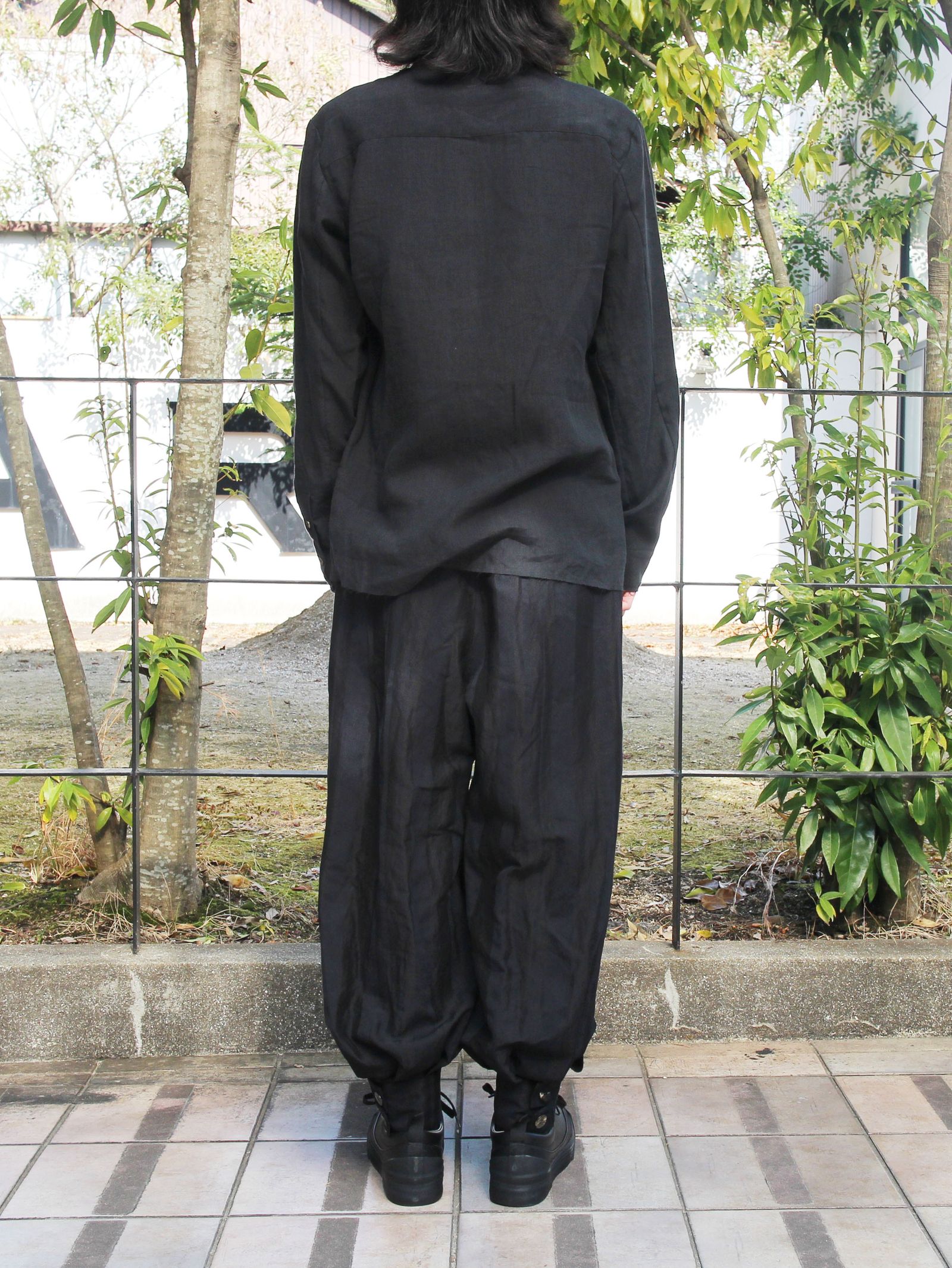 kujaku - キキョウ シャツ - kikyo shirt - Black | ADDICT WEB SHOP