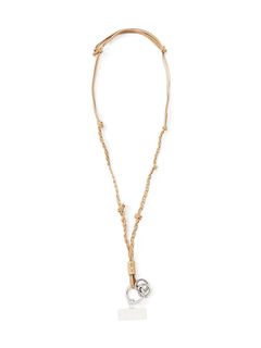 レザーコードロングマルチストラップ (BEIGE)