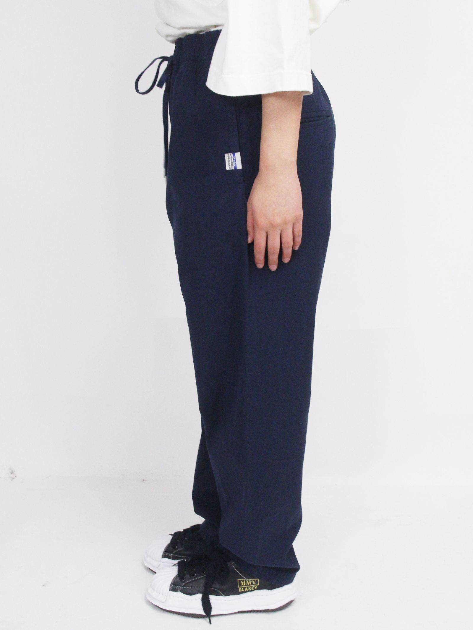 ノーサイドロングパンツ -  no side seam long pt - navy