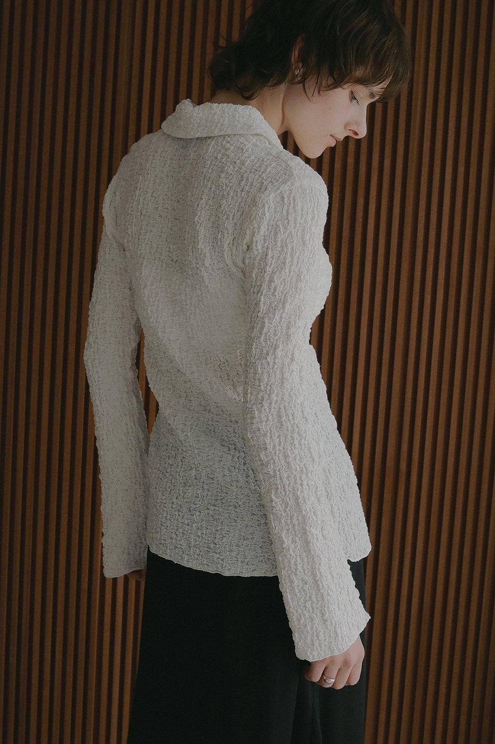 レースシャツトップス | LACE SHIRTS TOPS (WHITE)
