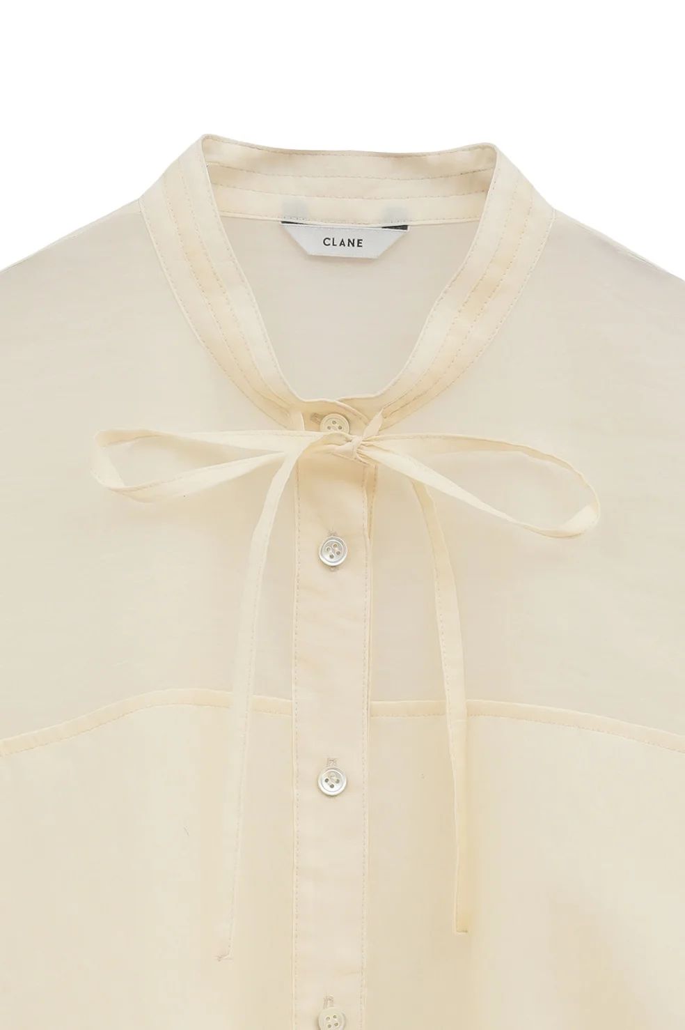 シアードルマンシャツ -  SHEER DOLMAN SHIRTS (IVORY)