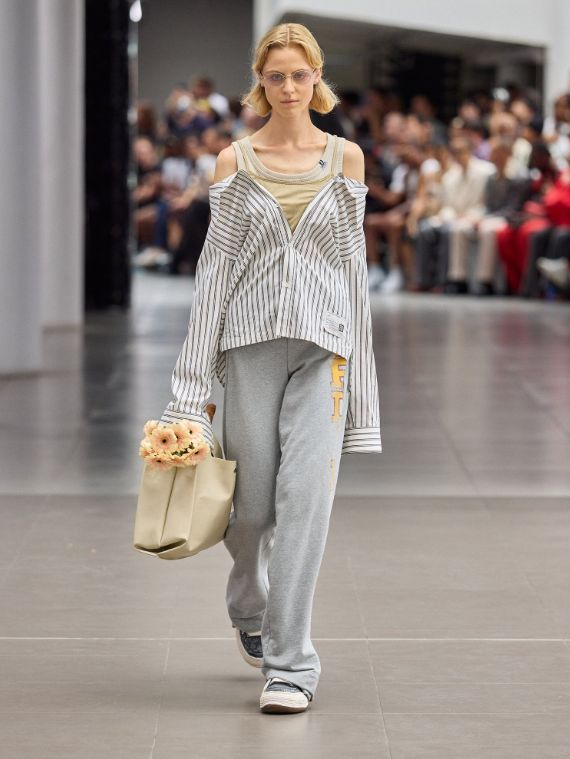 【レディース】レイヤードストライプシャツ | LAYERED STRIPE SHIRTS - WHITE