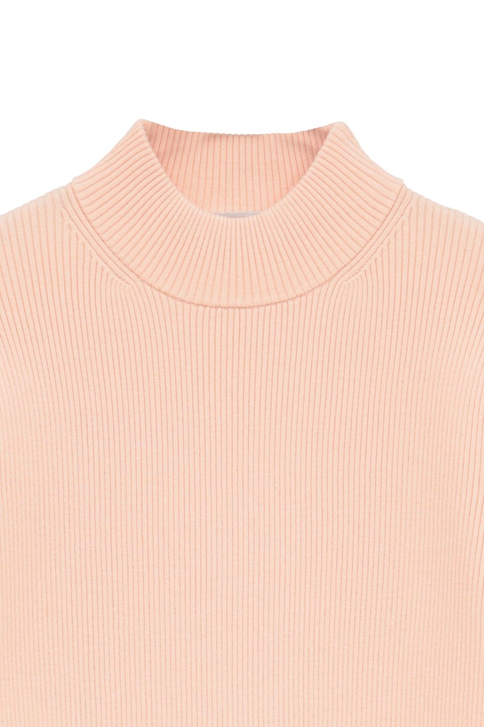 【26AW】 ハイネックリブニットトップス -  H/N RIB KNIT TOPS （PINK）