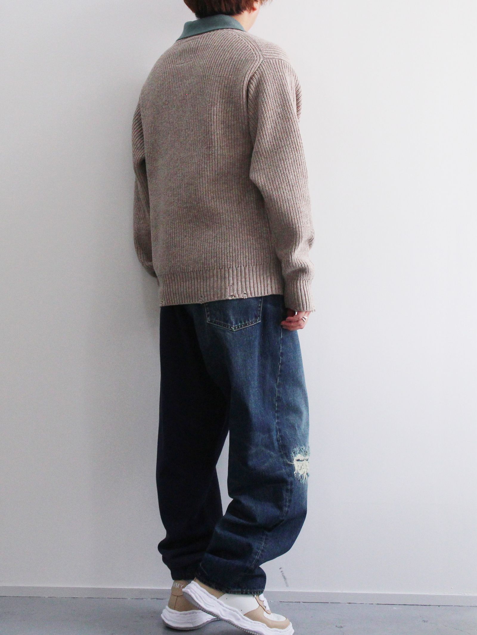レイヤード ニット プルオーバー - Layered Knit PO