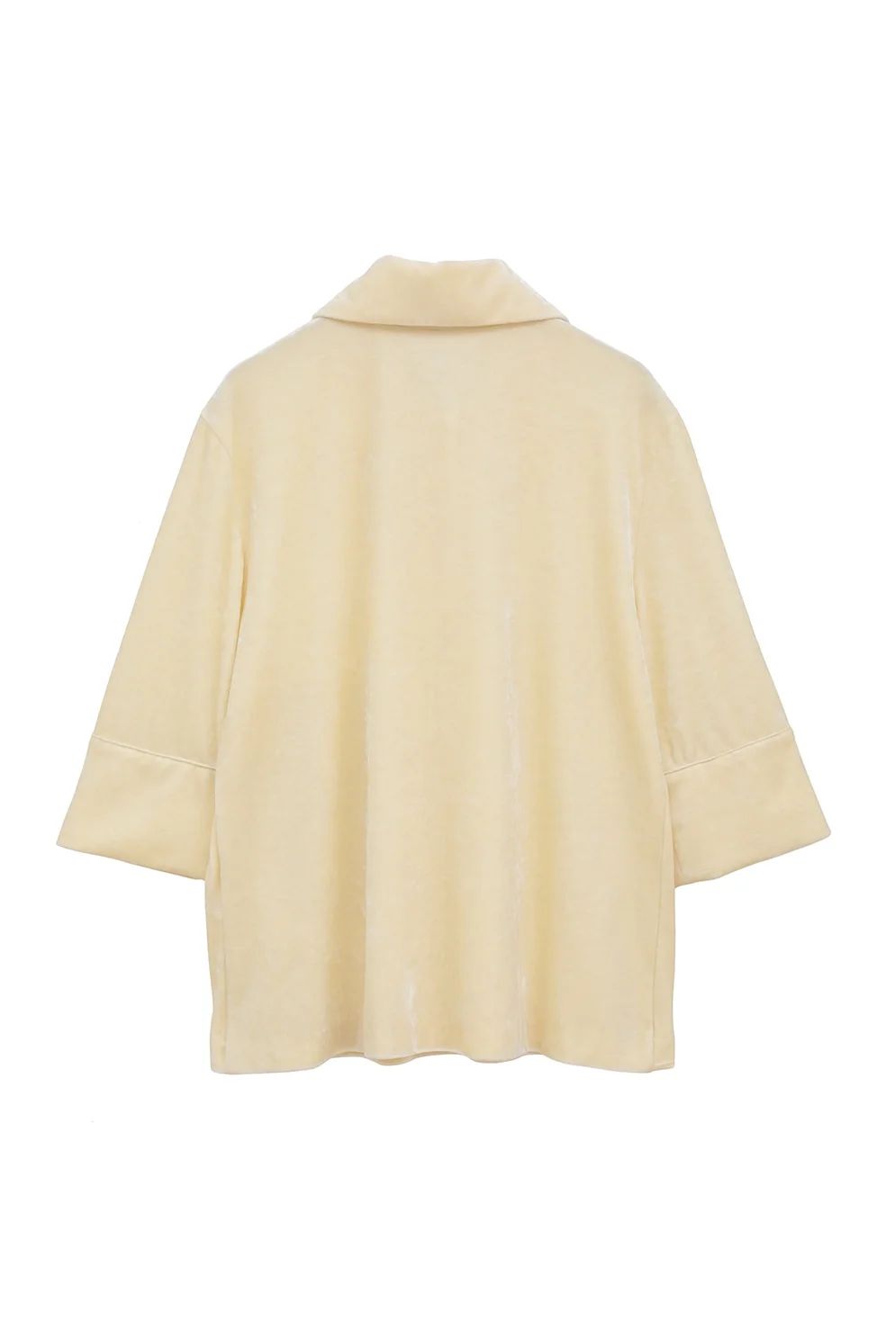 CLANE 正規商品 クラネ クラッシュ ベロア ポロトップス CRUSHED VELOUR POLO TOPS アイボリー/ブラウン/ブラック 3色展開 2025秋冬新作 CLANE 正規商品 クラネ クラッシュ ベロア ポロトップス CRUSHED