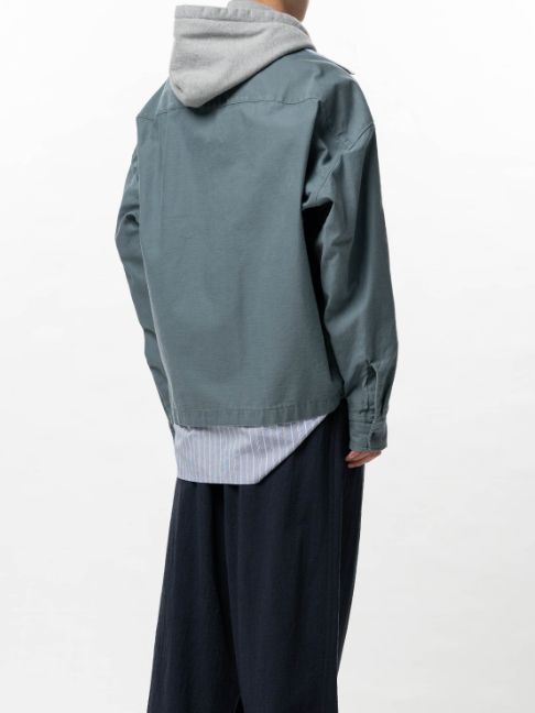 トリプルレイヤードシャツ - TRIPLE LAYRED SH (GREEN)