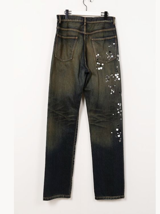 エンベリッシュド ジーンズ - EMBELLISHED JEANS (INDIGO)