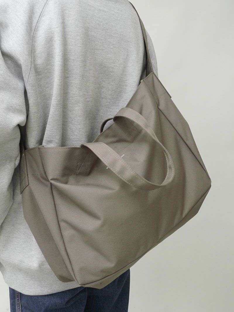 CORDUR A NYLON NEWS BAG -SMALL BROWN - コーデュラナイロン ショルダーバッグ
