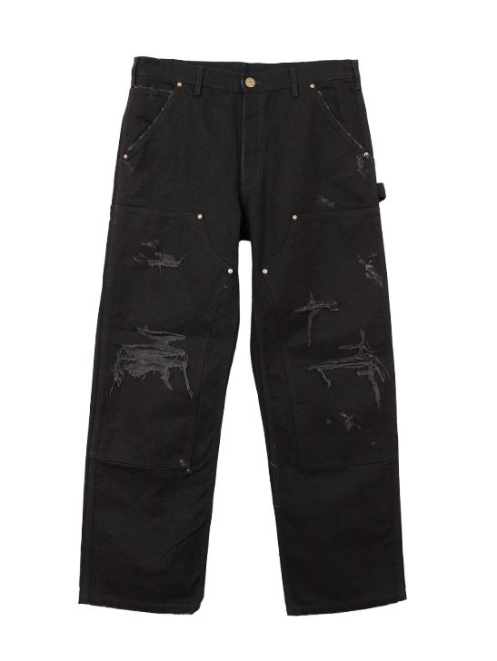 ボロペインターパンツ - BORO PAINTER PANTS - BLACK