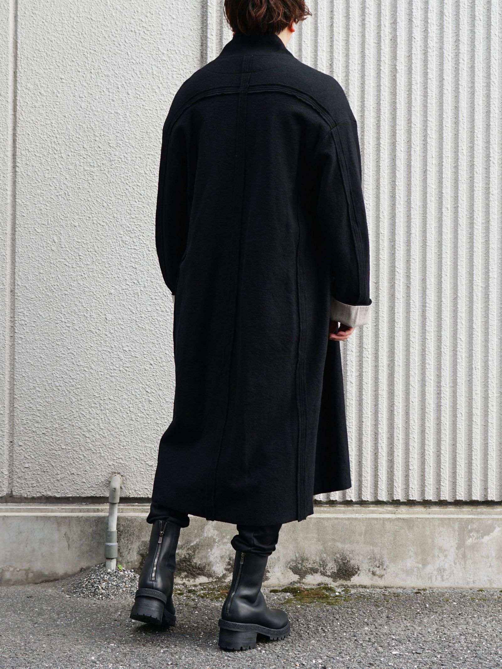 ザ ヴィリディアン(The Viridi-anne) 2022AW ロングコート ザ ヴィリディアン The Viridi-anne Wool Fulling Product Dyed