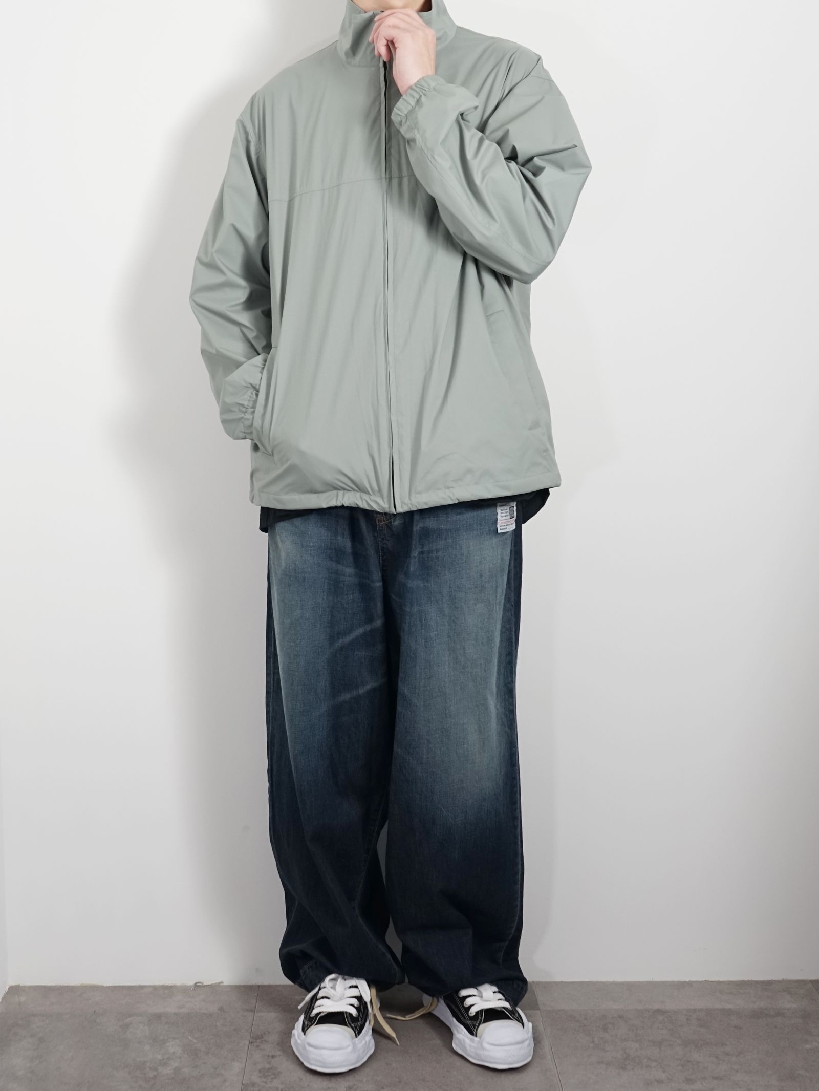 UNIVERSAL PRODUCTS - ナイロン トラック ジャケット - Pertex Shield Nylon Track Jacket -  GREY | ADDICT WEB SHOP