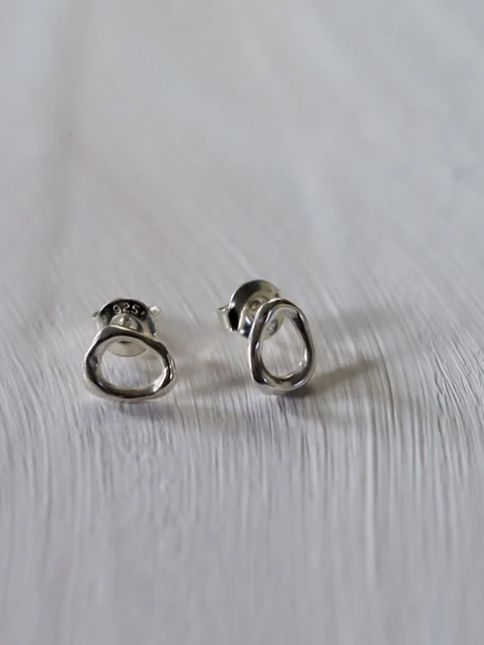 【両耳用】デューピアス SV シルバー シンプル デザイン ユニセックス アクセサリー