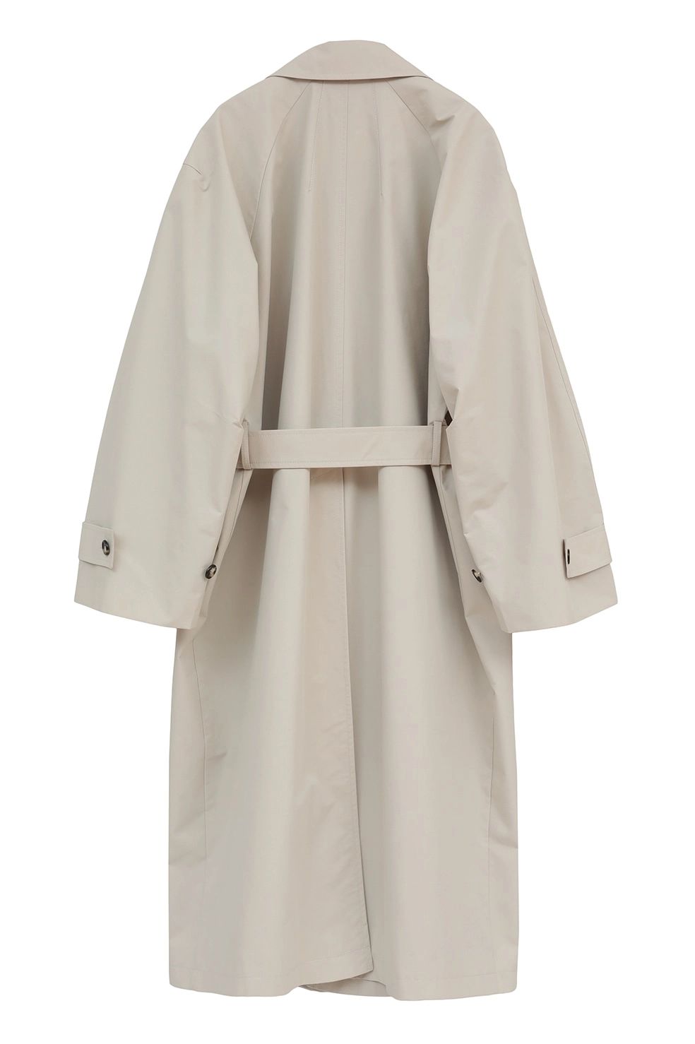 ステンカラーコート	- BULKY LINE STAIN COAT (BEIGE)