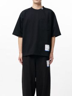 ヘビーウェイトジャージー ハーフスリーブTシャツ - Heavy Weight Jersey Half-sleeve T-shirt (BLACK)