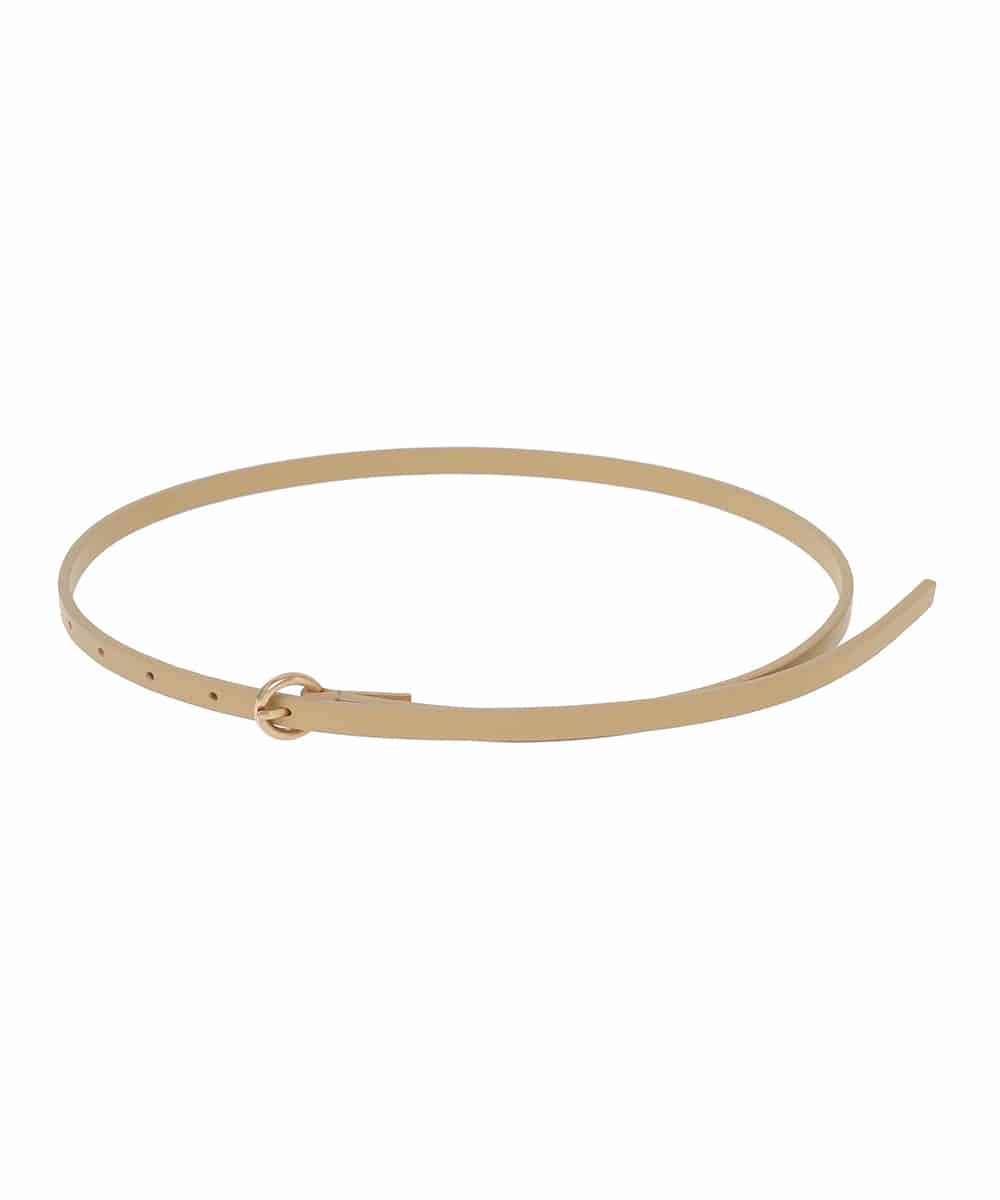 CLANE THIN LINE BELT スィンラインベルト 白 ホワイト クラネ CLANE THIN LINE BELT （WHITE） - ファッション通販