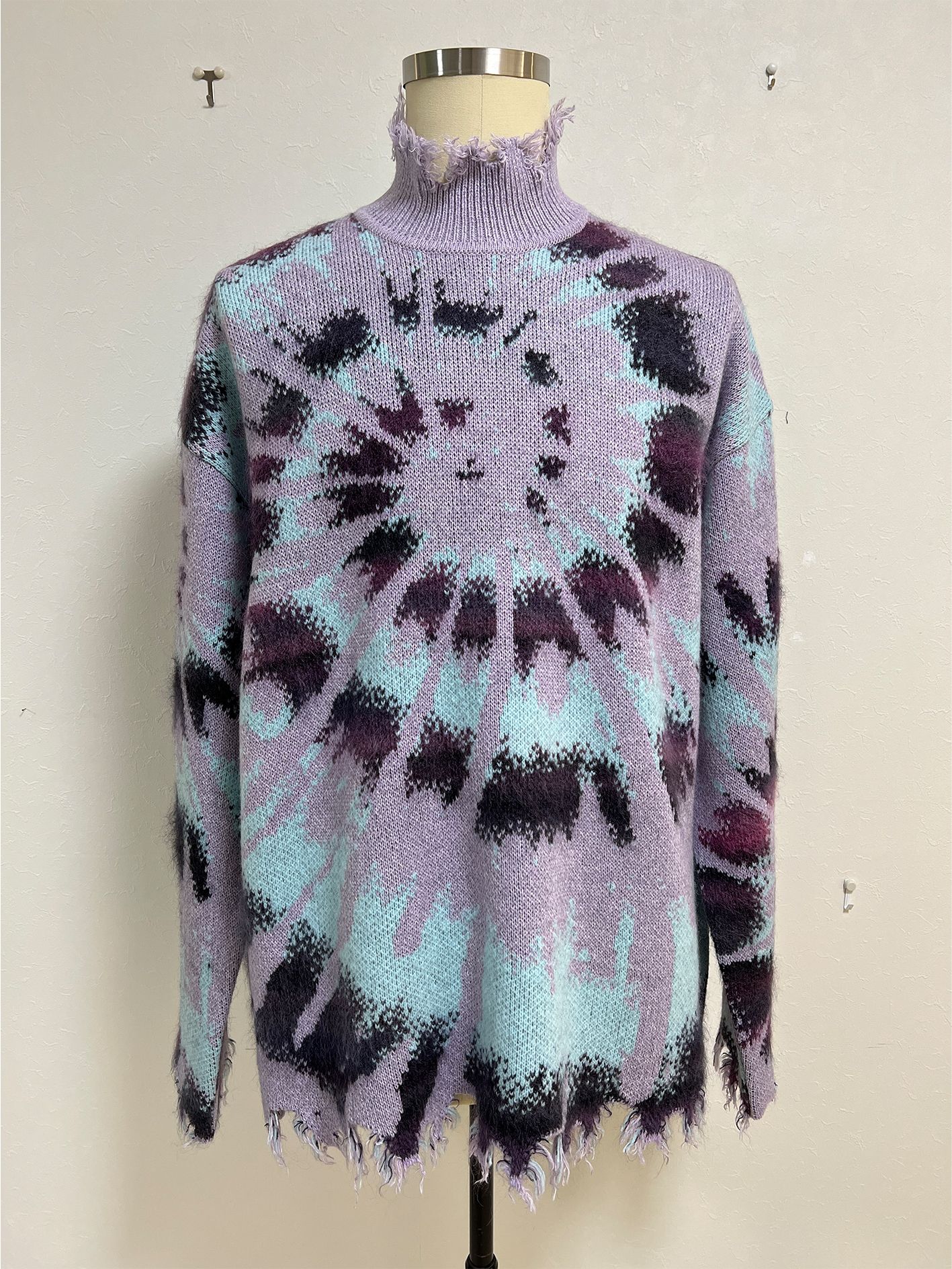 KIDILL / キディル】 タイダイ ジャガード ニット - TIE DYE JACQUARD