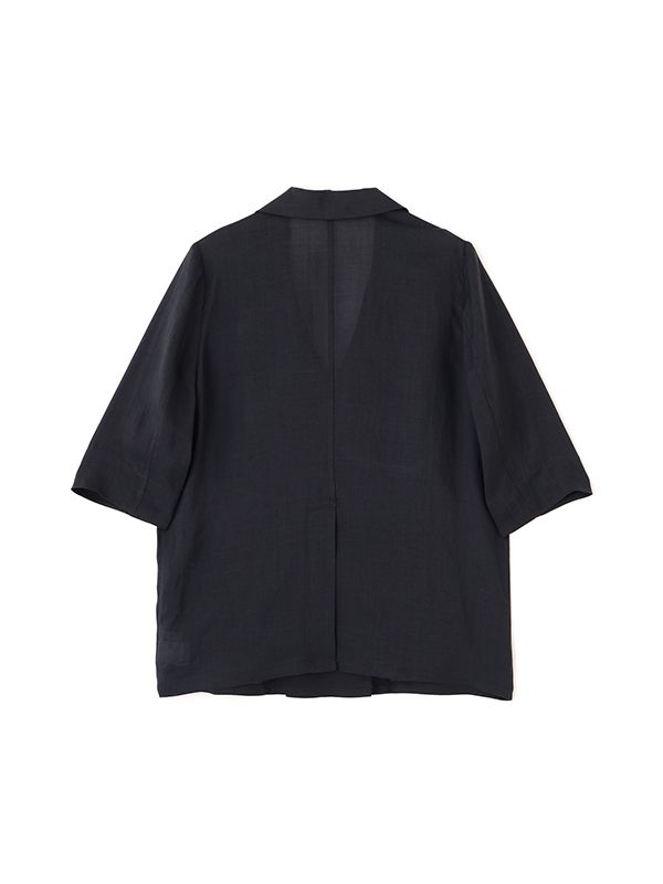 クールタッチハーフスリーブジャケット（NAVY)