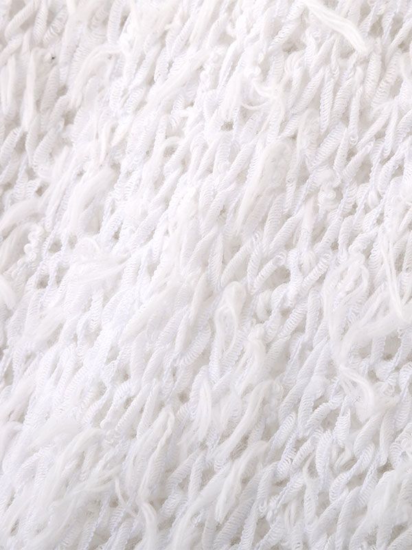 ミックスヤーンニットタンクトップ(WHITE)
