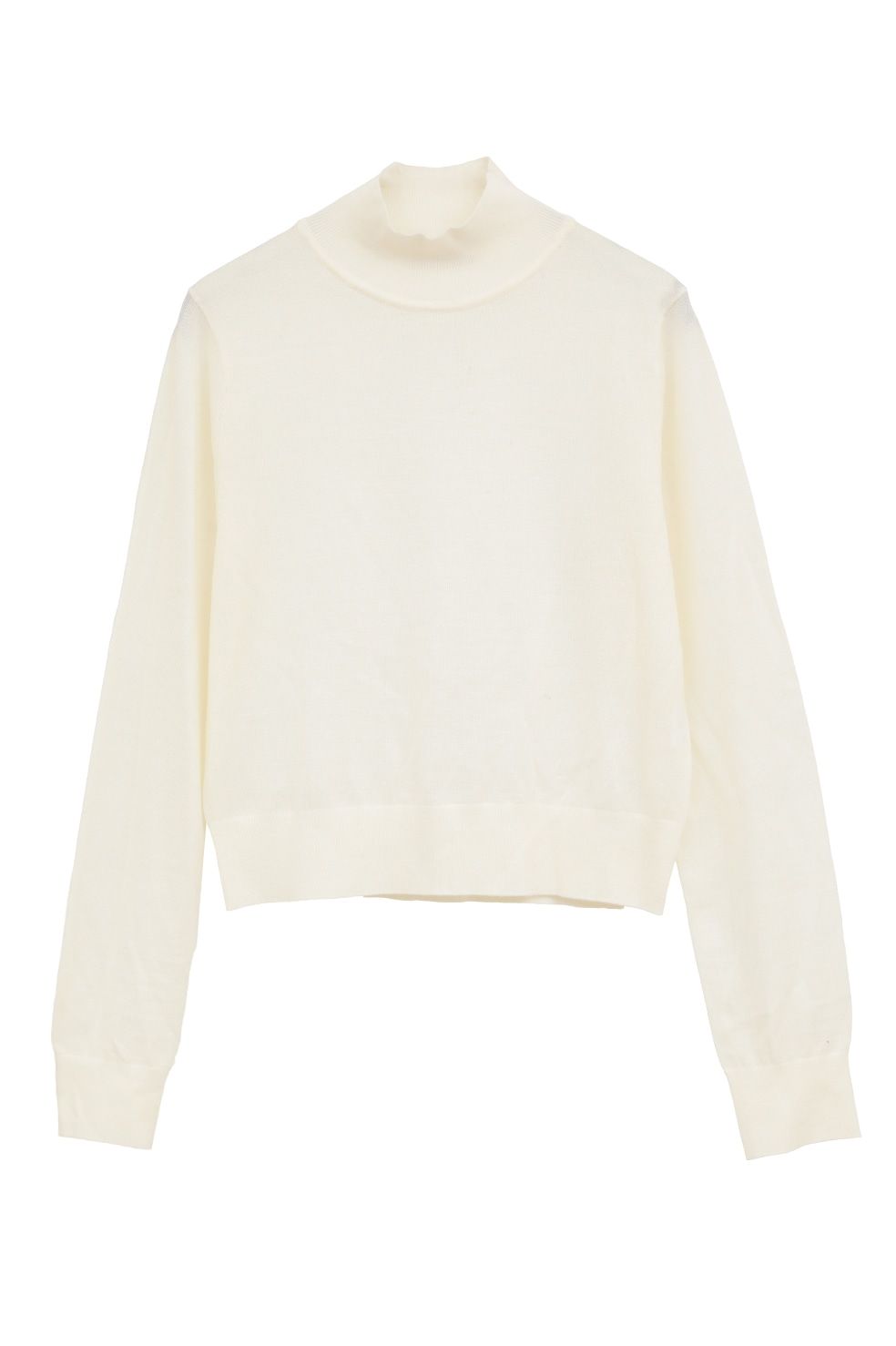 ケープ + ニットトップス - CAPE SET KNIT TOPS (WHITE)