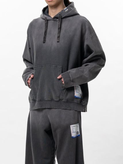 ディストレストフーディ/ パーカー - DISTRESSED HOODIE - BLACK