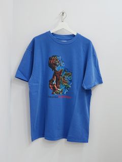 × NEW ORDER TECHNIQUE TEE (BLUE) - プリントティーシャツ