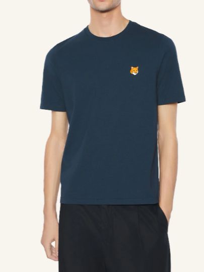 フォックスヘッド レギュラー Tシャツ (classic navy)