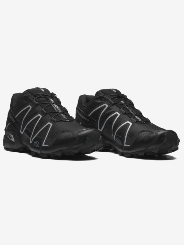 SPEED CROSS 3   - ユニセックス スポーツスタイル スニーカー - BLACK /  FTW SILVER / BLACK
