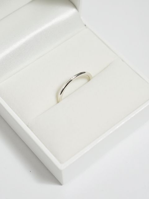 ベーシック ストーン リング / BASIC RING W/STONE - SILVER CLEAR