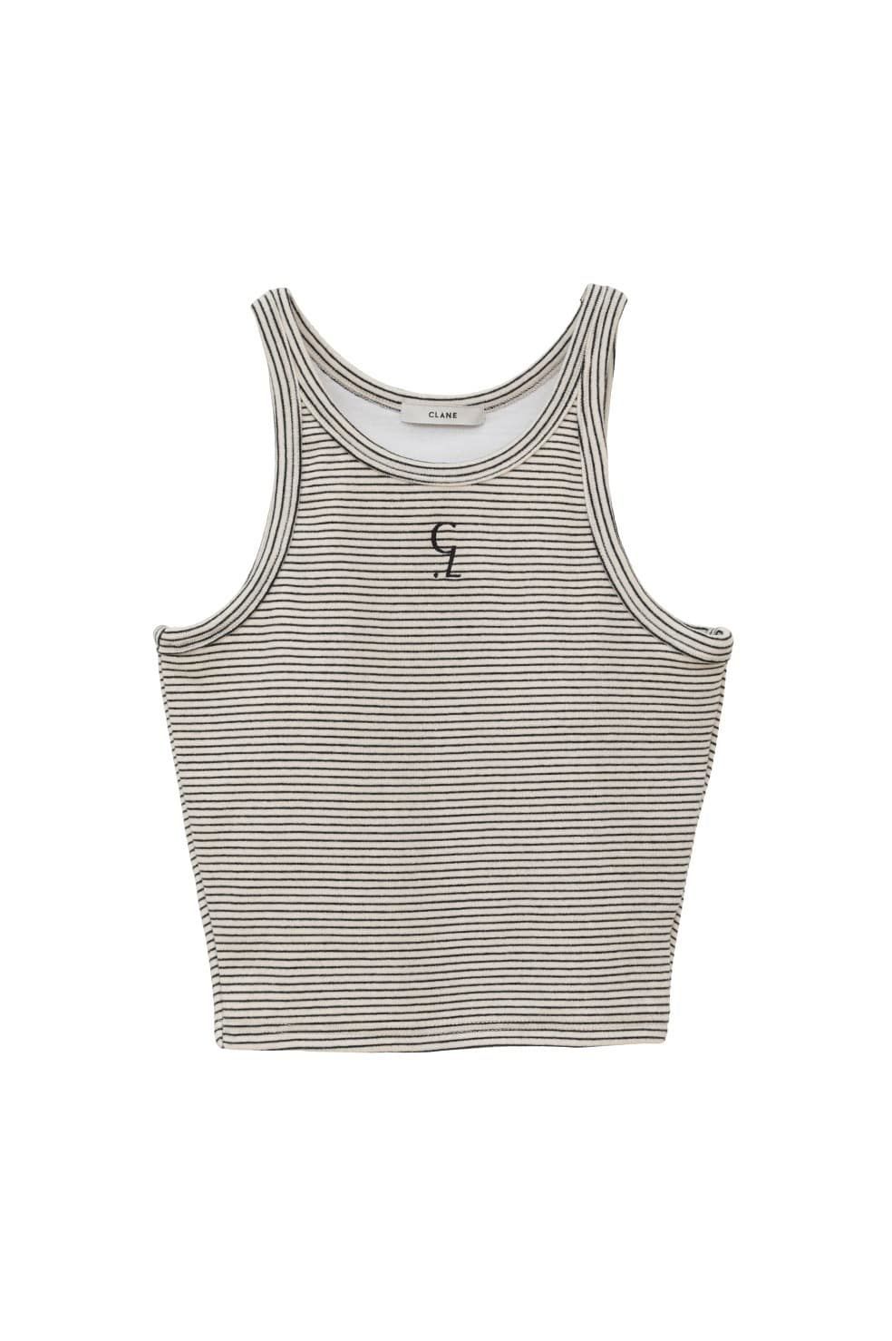 clane タンクトップ　新品未使用 CLANE - 【3色展開】 LOGO SLIM TANK TOPS - ロゴタンクトップ