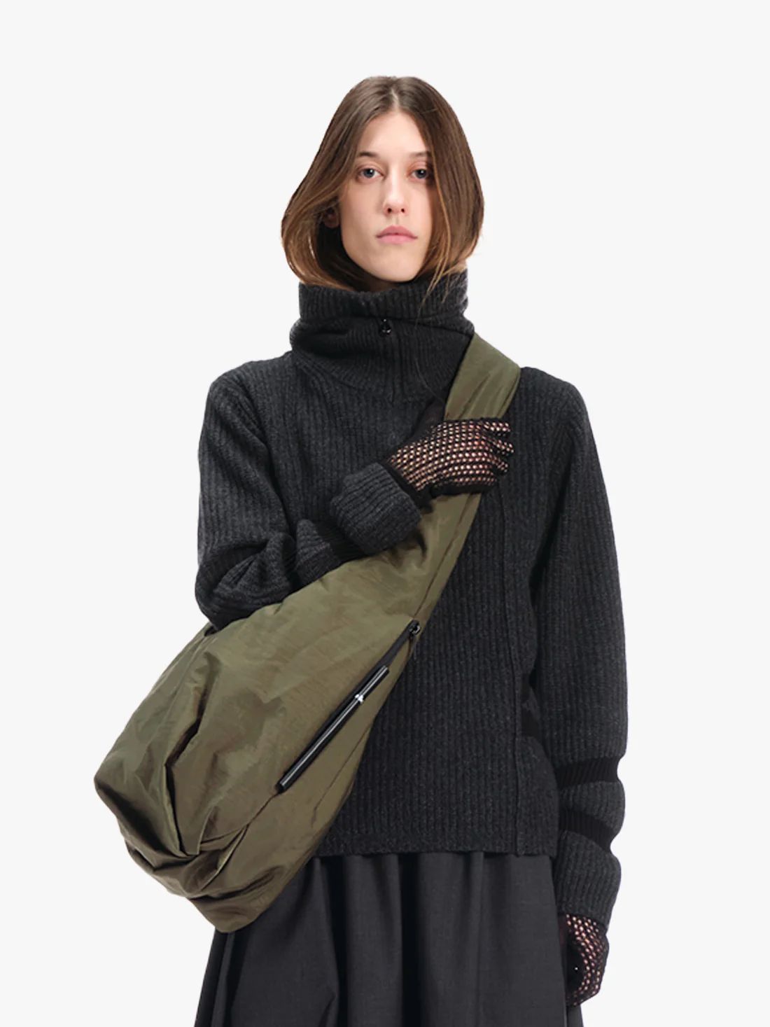 Hyco Small Smooth （CARGO Green）  - ハイコ スムース ショルダーバッグ 斜め掛け
