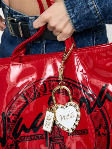 キーチャーム ハートパドロック | VQ HEART PADLOCK (GOLD)