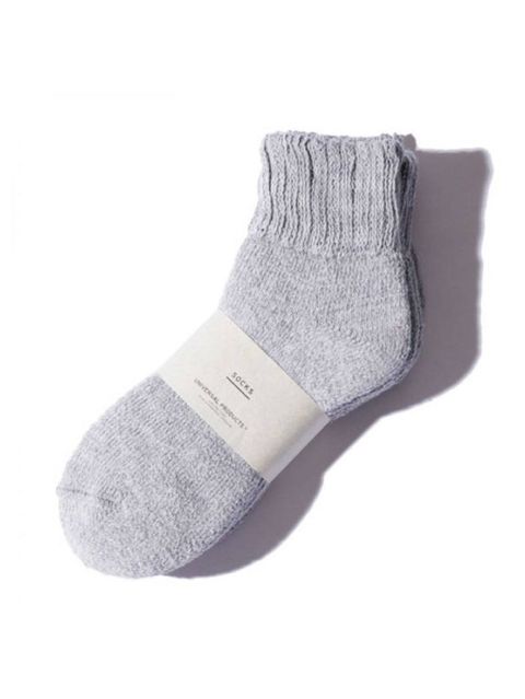 3足パック パイル靴下 - 3P PILE SOCKS - GREY