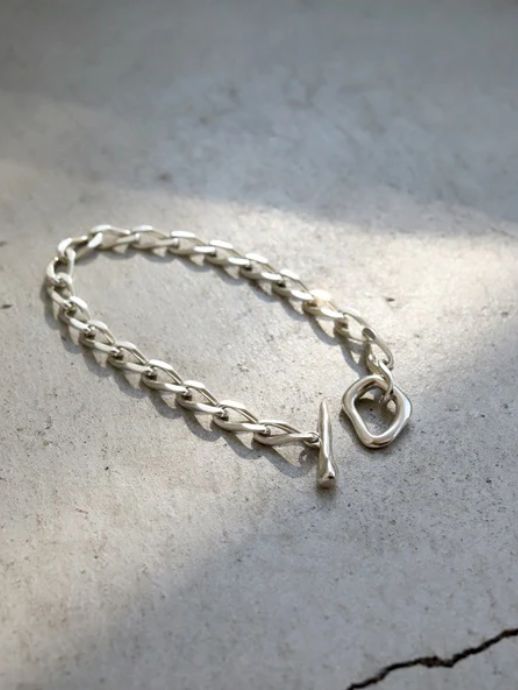 ムードフープブレスレット SV シルバー 全長 18cm SMALL シンプル デザイン ユニセックス アクセサリー