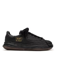 "BLAKEY" OG STC Sole PL Leather Low-top Sneakerr- A08FW711 - BLACK