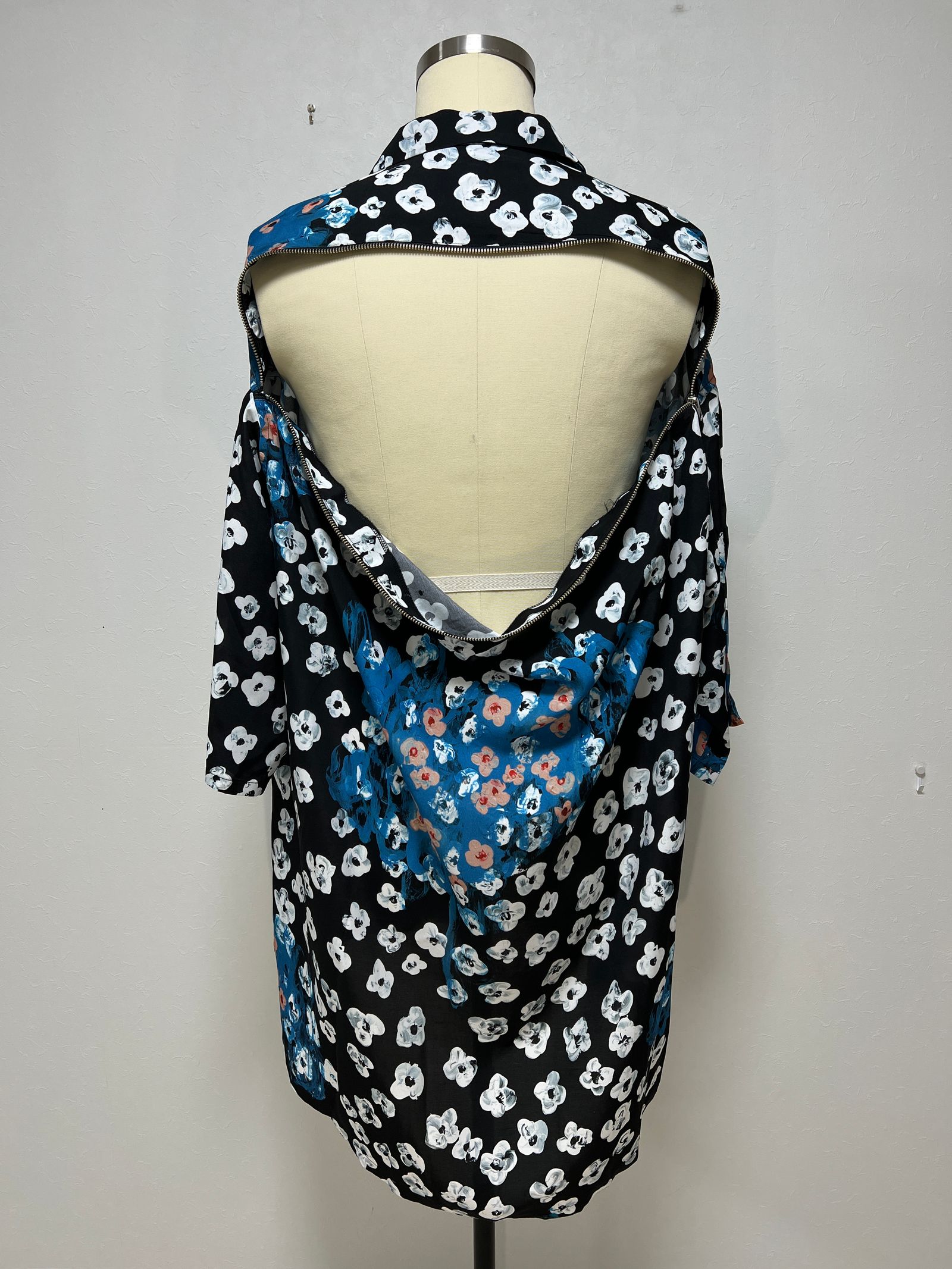 ハーフジップシャツ - HALF ZIP SHIRT - TEXTILE DESIGN BY MAYA SHIBASAKI