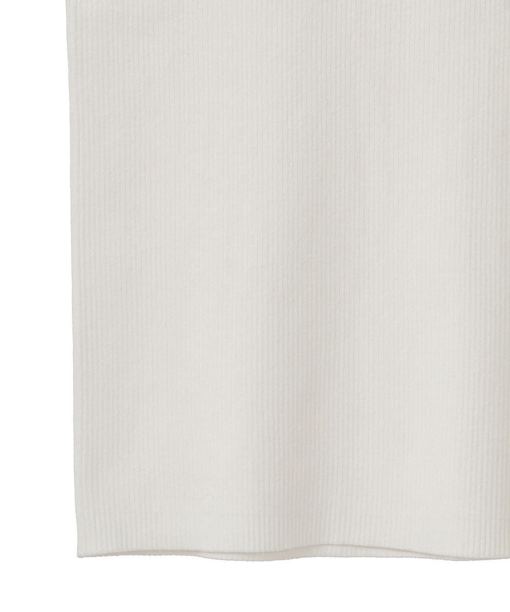 スクエアスリーブニット - SQUARE SLEEVE KNIT WHITE