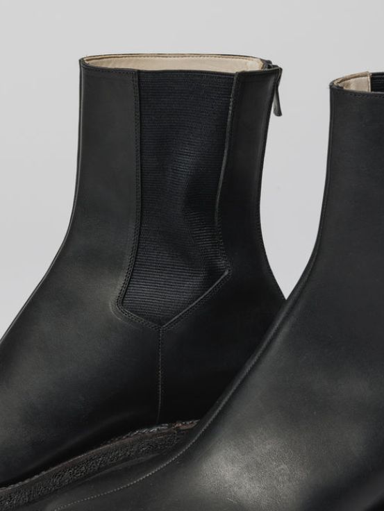 バック ジップ アップ ブーツ - VI-3684-09 - A-BLACK