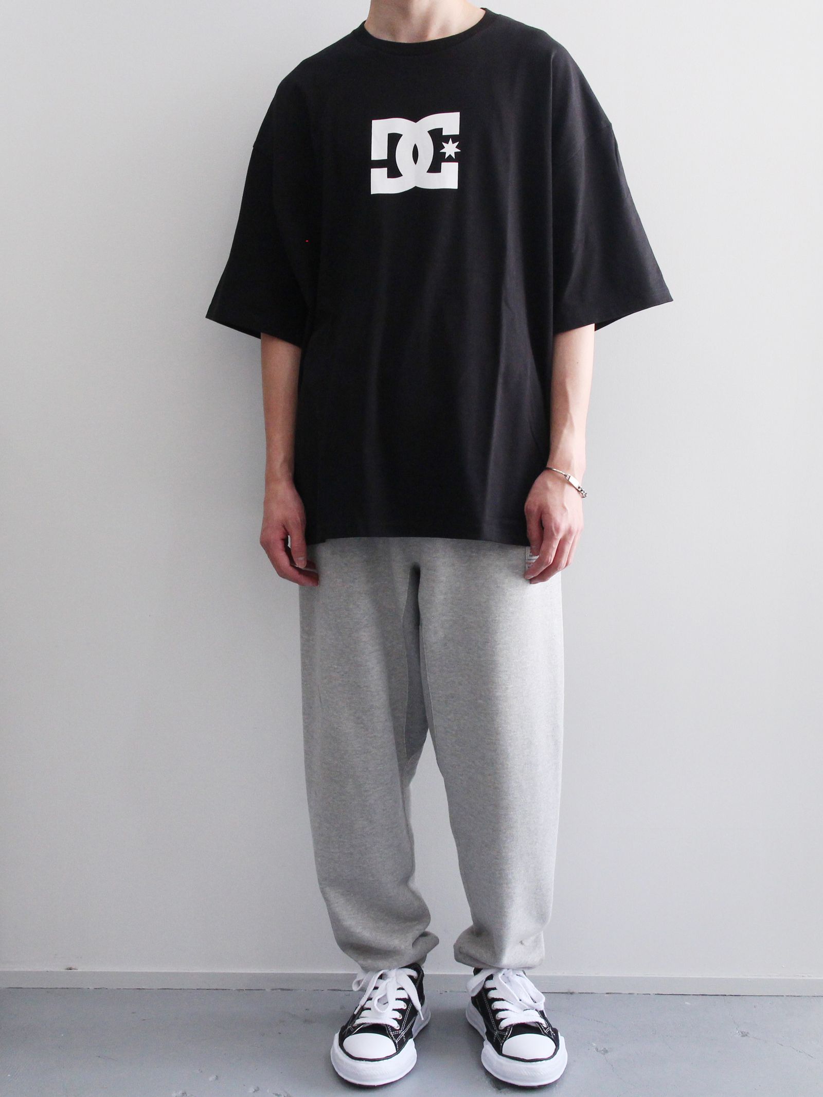 KIDILL - SHORT SLEEVE WIDE TEE COLLAB WITH DC SHOES JOKER - BLACK